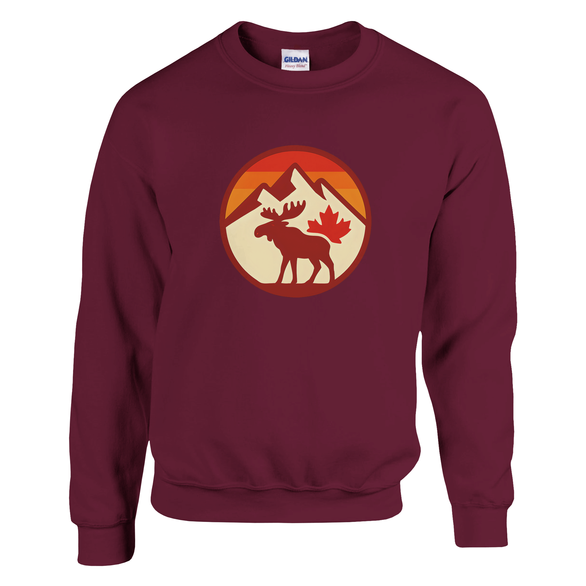 KPAP Original Classic Sweatshirt – Canadian Flag & Mountains Design - KPAP Canada