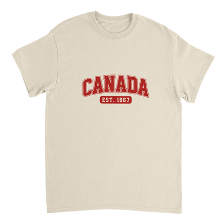 Canada Est. 1867 T-Shirt – Classic Fit, Heavyweight Cotton, Heritage Casual Wear - KPAP Canada