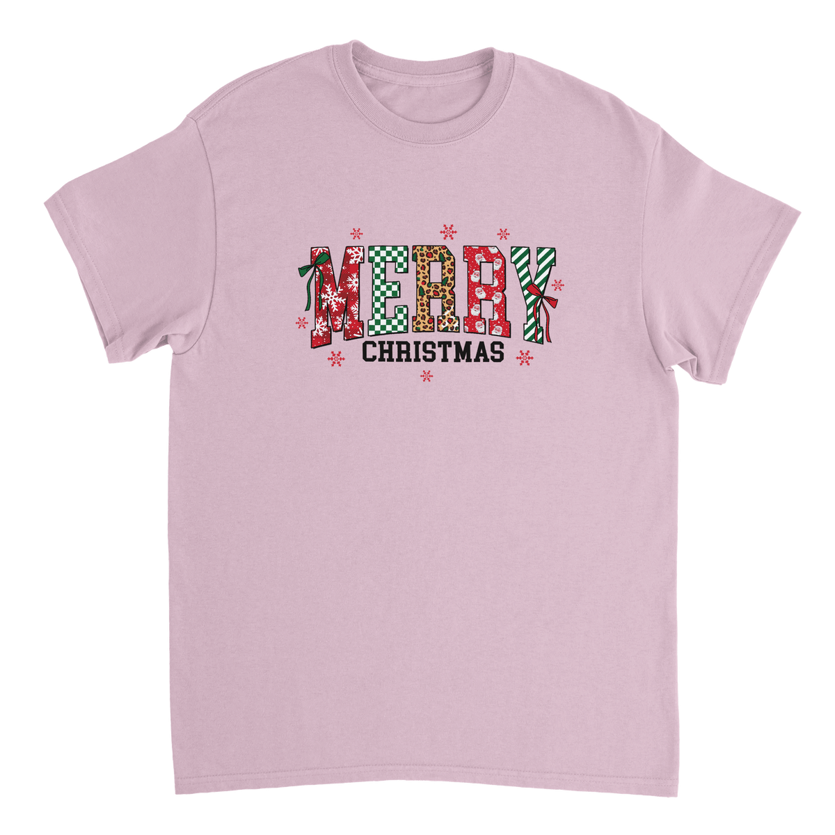 Merry Christmas Heavyweight Cotton T-Shirt – Classic Fit Holiday Apparel - KPAP Canada