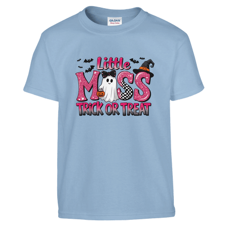 Little Miss Trick or Treat Kids Heavy Cotton T-Shirt - KPAP Canada