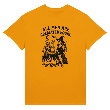 Unisex Ultra Cotton T-Shirt – All Men Are Cremated Equally Design - KPAP Canada