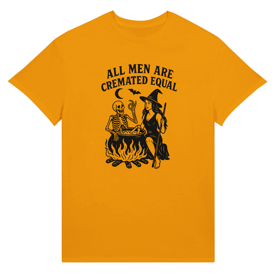 Unisex Ultra Cotton T-Shirt – All Men Are Cremated Equally Design - KPAP Canada