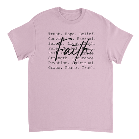 Faith Inspired Heavyweight Cotton T-Shirt – Classic Fit & Comfortable - KPAP Canada