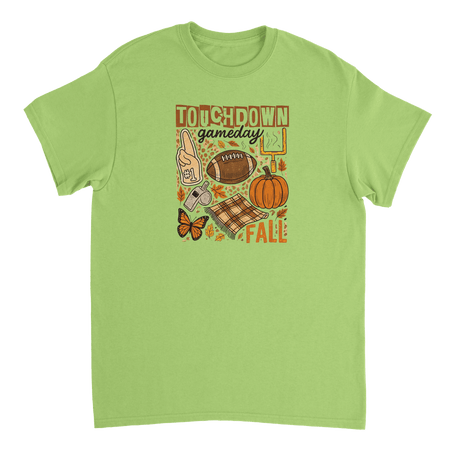 Touchdown Gameday Fall T-Shirt – Premium Cotton, Cozy Autumn Vibes, Celebrate Football Season in Style - KPAP Canada