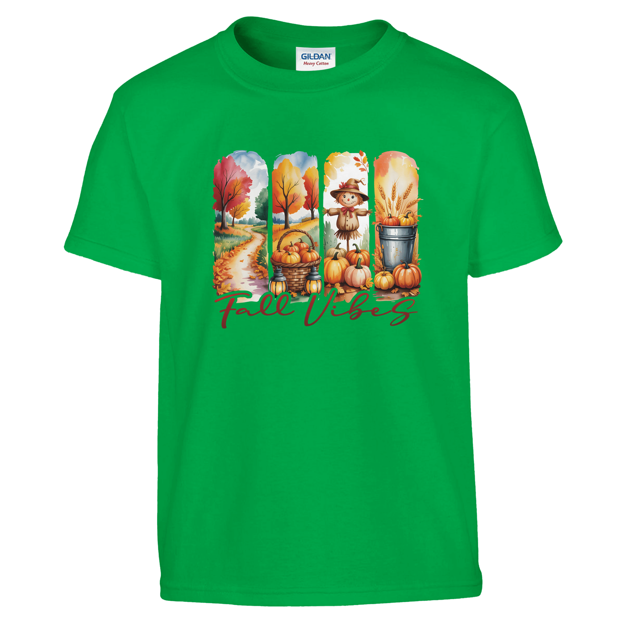 Kids' Fall Vibes T-Shirt – Autumn, Halloween & Thanksgiving Design - KPAP Canada