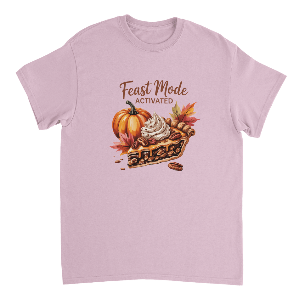 Feast Mode Activated T-Shirt – Autumn Vibes, Heavyweight Cotton, Classic Fit, Durable Casual Wear - KPAP Canada