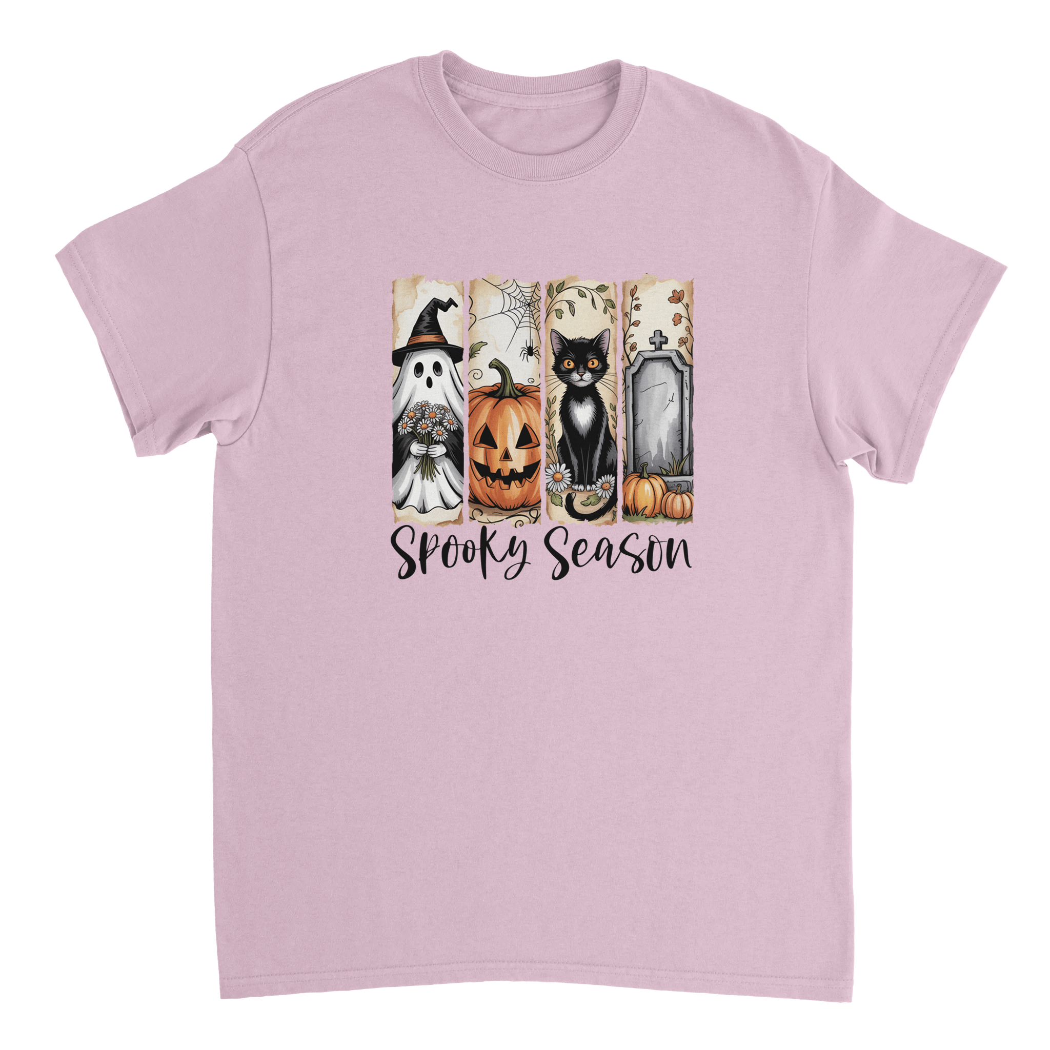 Autumn Spooks Cotton Tee – Twelve Cozy Shades for Halloween Fun - KPAP Canada