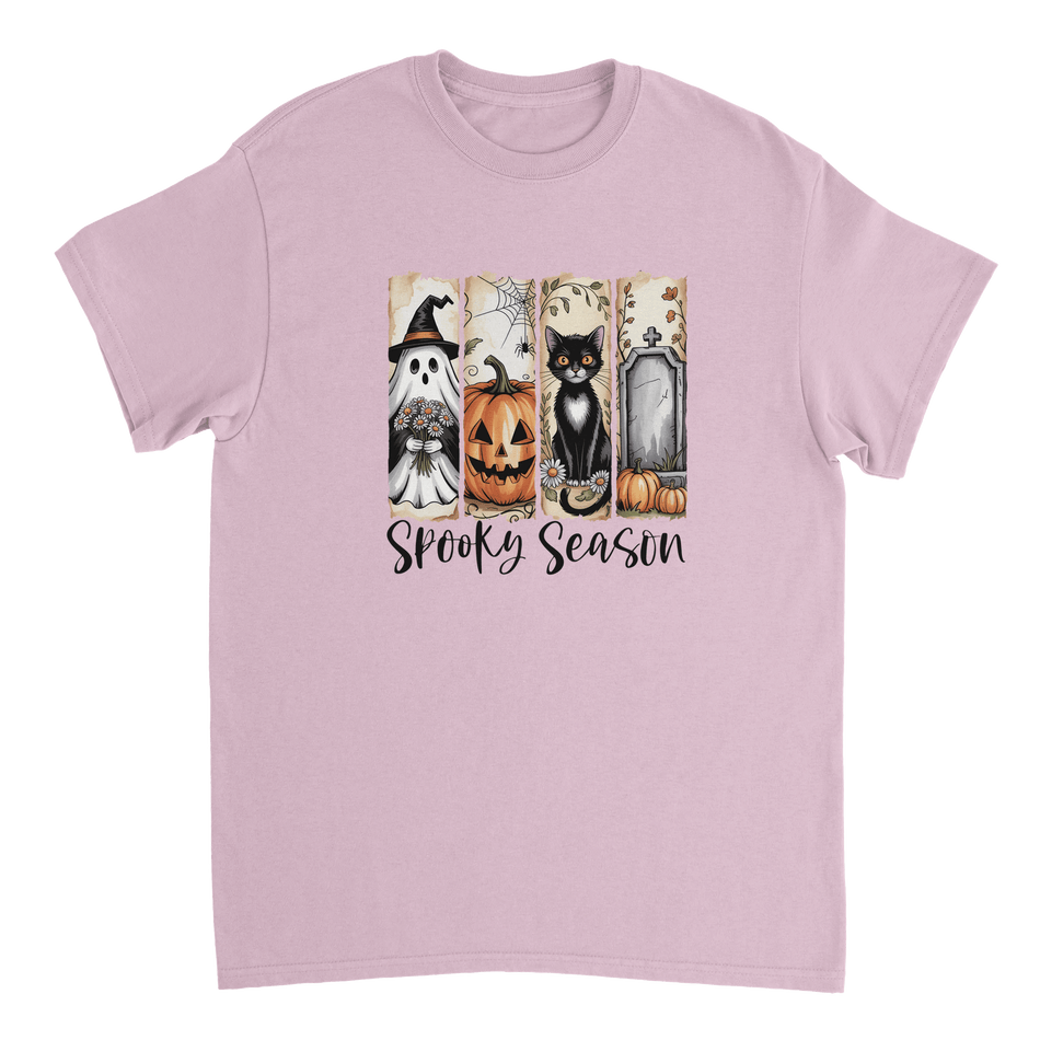 Autumn Spooks Cotton Tee – Twelve Cozy Shades for Halloween Fun - KPAP Canada