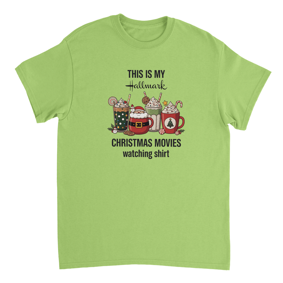 Hallmark Christmas Movies T-Shirt – Classic Fit Heavyweight Cotton Tee - KPAP Canada