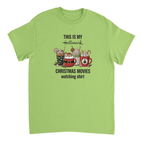Hallmark Christmas Movies T-Shirt – Classic Fit Heavyweight Cotton Tee - KPAP Canada