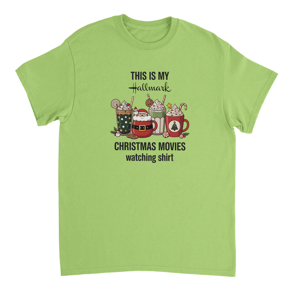 Hallmark Christmas Movies T-Shirt – Classic Fit Heavyweight Cotton Tee - KPAP Canada