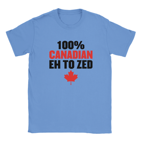 100% Canadian Eh to Z T-Shirt – Premium Soft Cotton Tee - KPAP Canada
