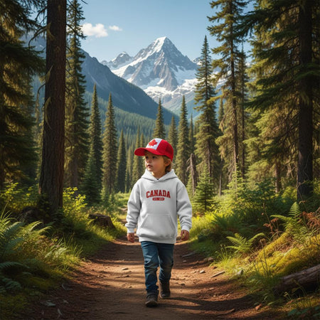 Canada Est. 1867 Kids Pullover Hoodie – Comfortable Heavy Blend Design - KPAP Canada