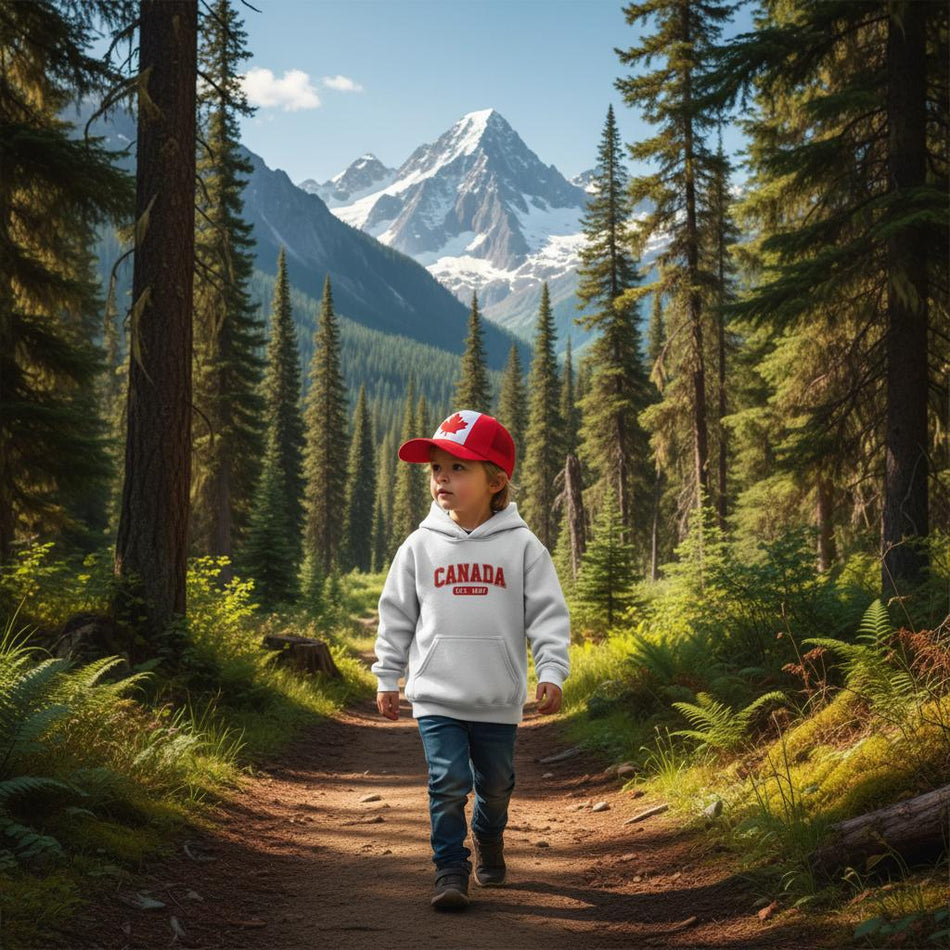 Canada Est. 1867 Kids Pullover Hoodie – Comfortable Heavy Blend Design - KPAP Canada