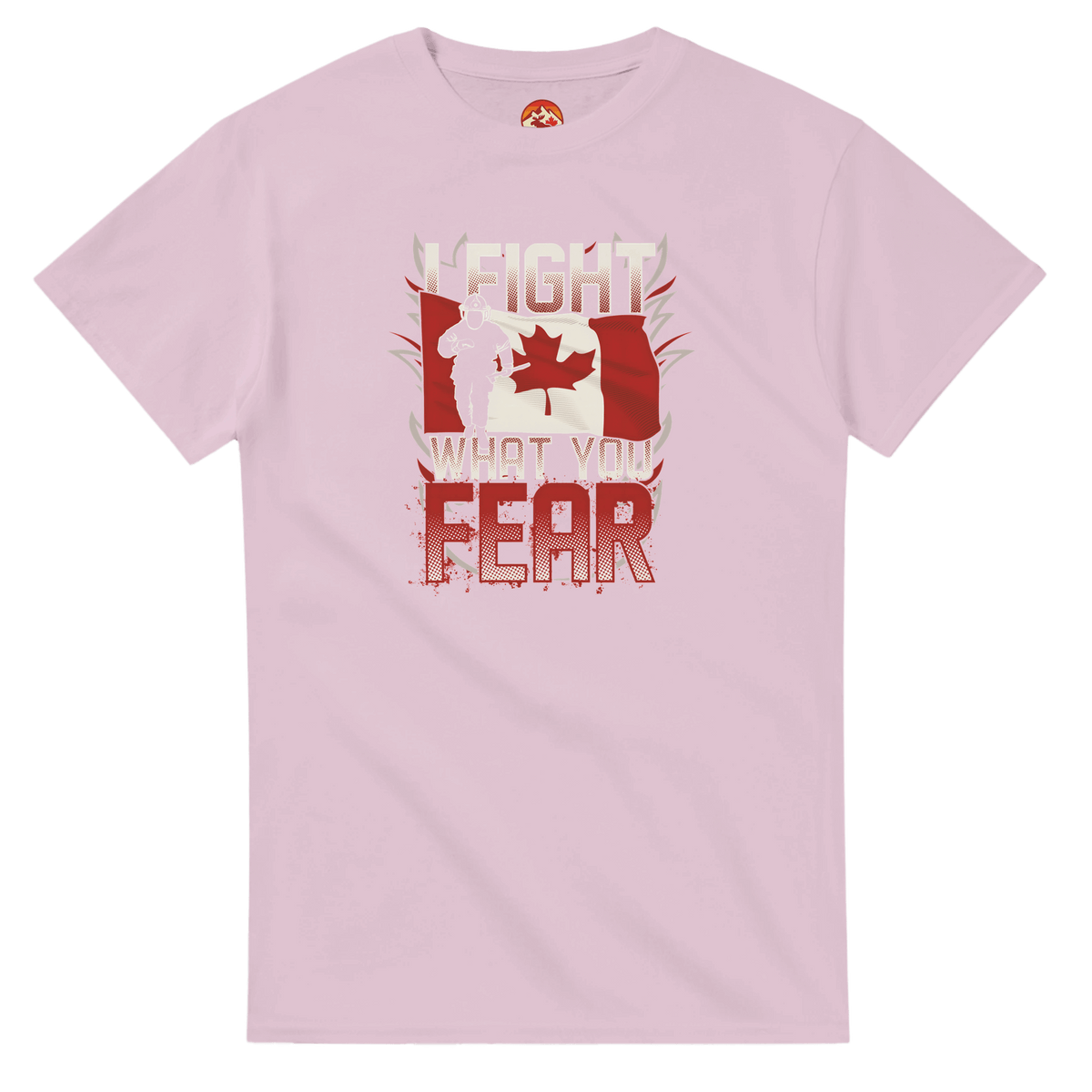 Canadian Firefighter Unisex Heavy Cotton T-Shirt - 'I Fight What You Fear' Classic Tee - KPAP Canada