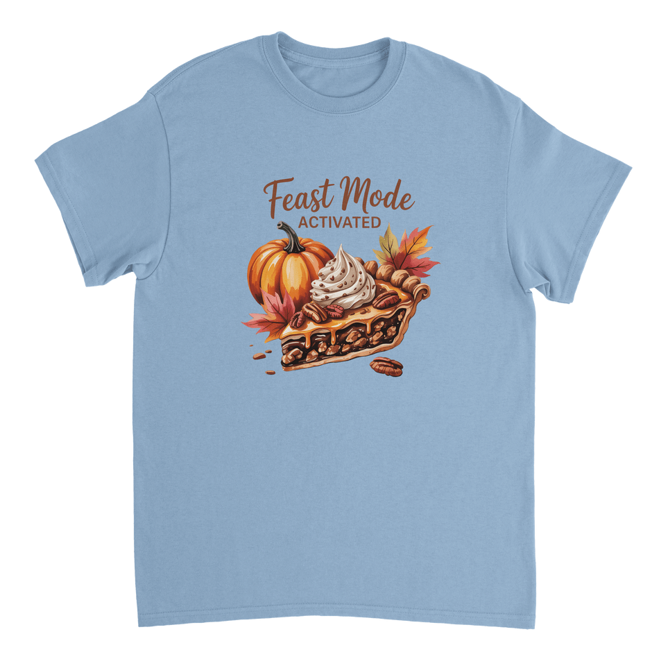 Feast Mode Activated T-Shirt – Autumn Vibes, Heavyweight Cotton, Classic Fit, Durable Casual Wear - KPAP Canada