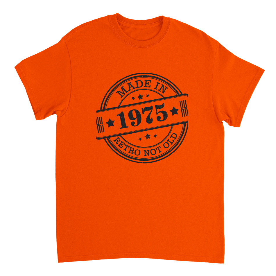 Retro Not Old T-Shirt – Made in 1975 Classic Cotton Tee - KPAP Canada