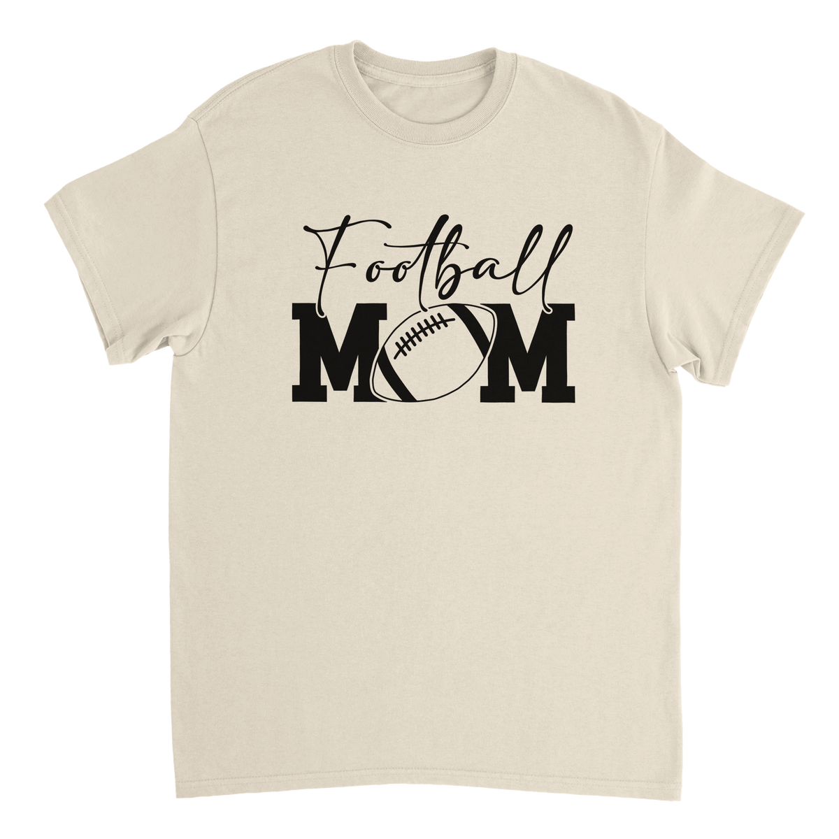 Football Mom T-Shirt – Game Day Style, Heavyweight Cotton, Classic Fit, Durable Casual Wear - KPAP Canada