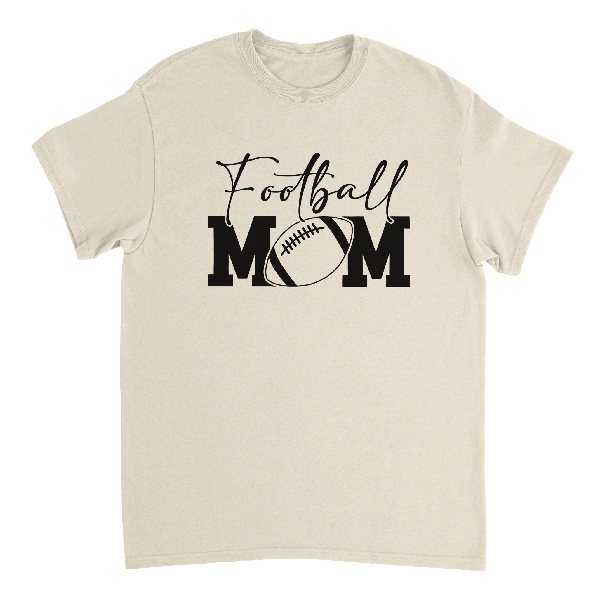 Football Mom T-Shirt – Game Day Style, Heavyweight Cotton, Classic Fit, Durable Casual Wear - KPAP Canada