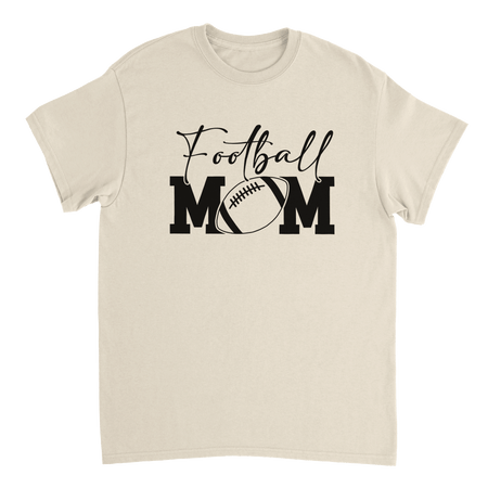 Football Mom T-Shirt – Game Day Style, Heavyweight Cotton, Classic Fit, Durable Casual Wear - KPAP Canada