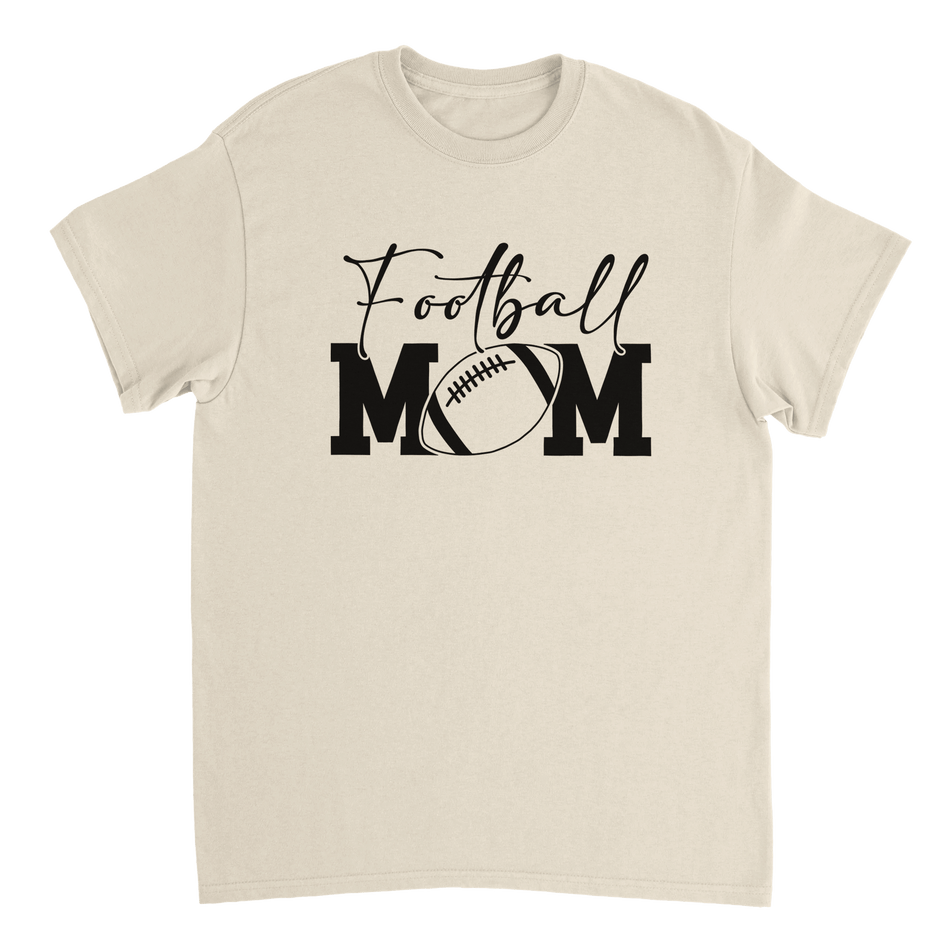 Football Mom T-Shirt – Game Day Style, Heavyweight Cotton, Classic Fit, Durable Casual Wear - KPAP Canada