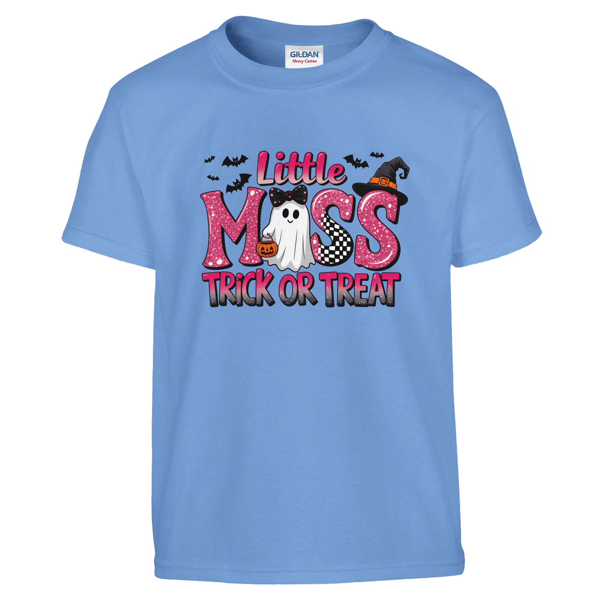Little Miss Trick or Treat Kids Heavy Cotton T-Shirt - KPAP Canada