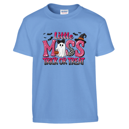 Little Miss Trick or Treat Kids Heavy Cotton T-Shirt - KPAP Canada