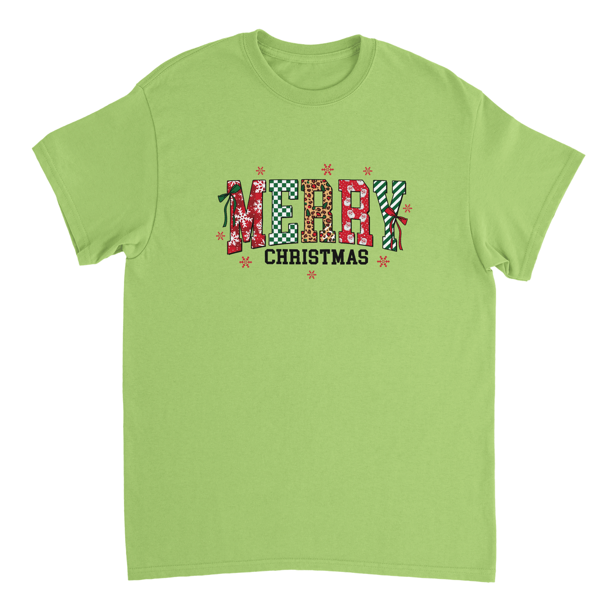 Merry Christmas Heavyweight Cotton T-Shirt – Classic Fit Holiday Apparel - KPAP Canada