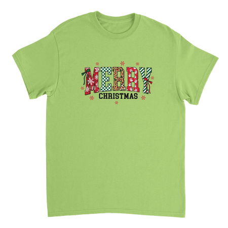 Merry Christmas Heavyweight Cotton T-Shirt – Classic Fit Holiday Apparel - KPAP Canada