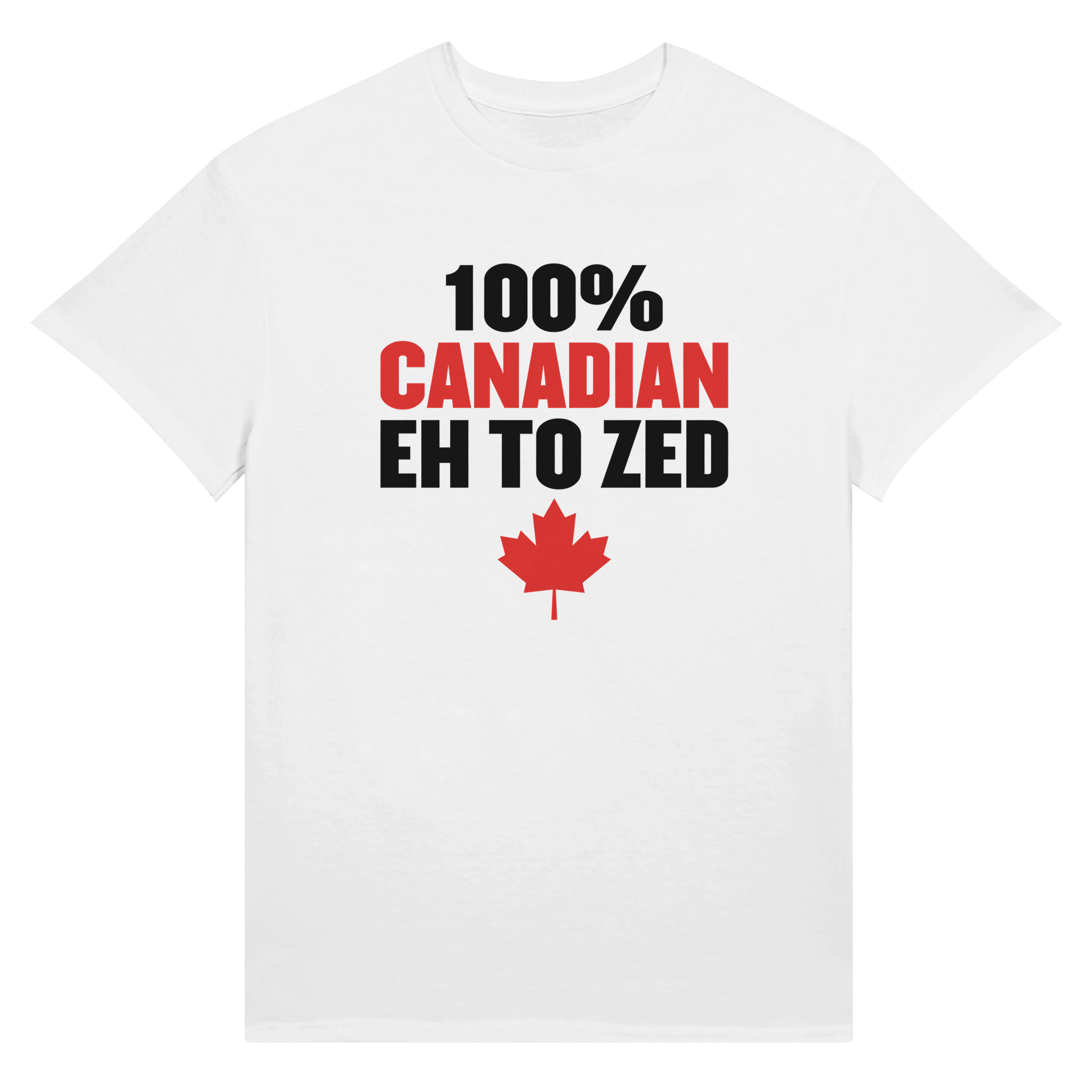 100% Canadian Eh to Z Unisex Ultra Cotton T-Shirt – Classic Canadian Pride - KPAP Canada