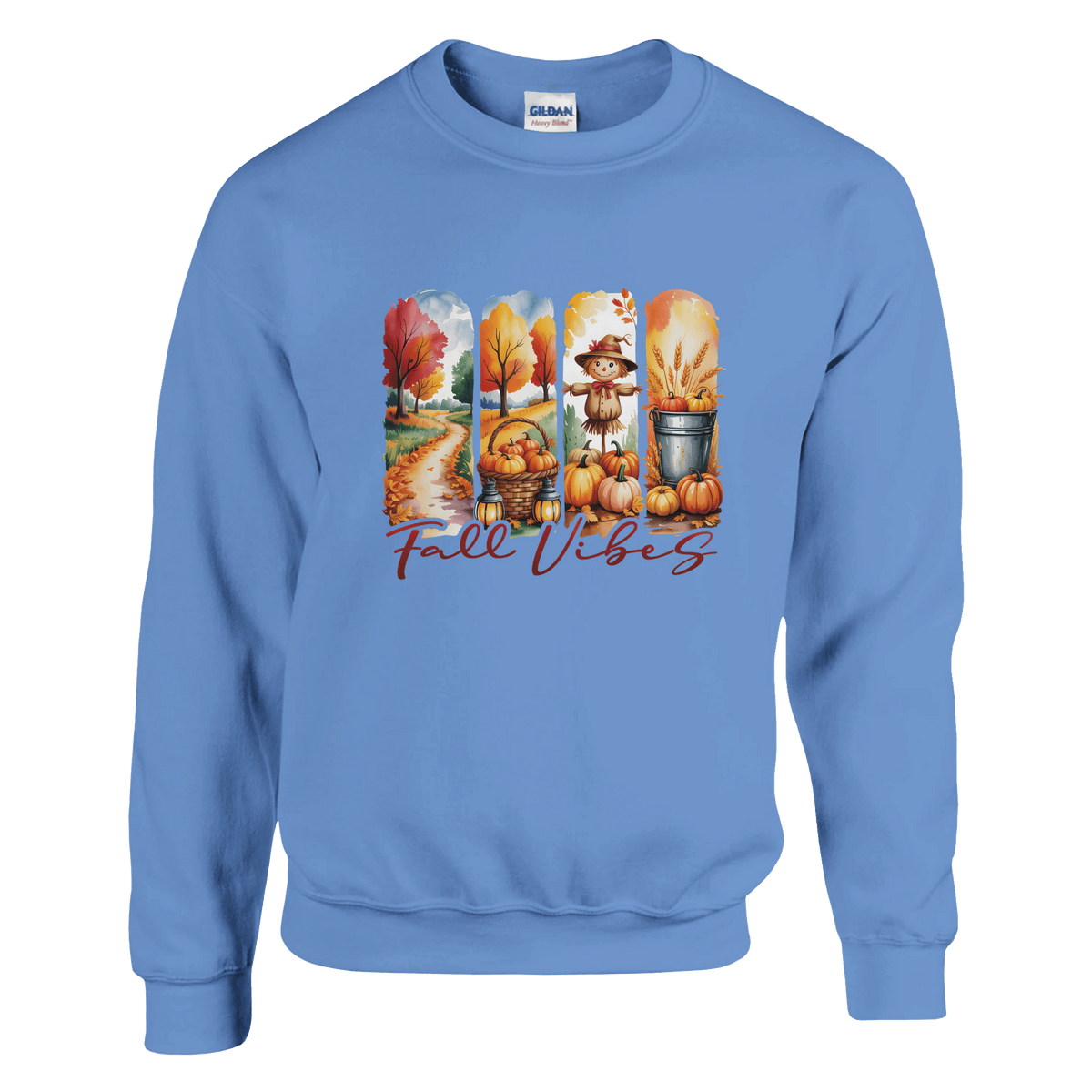 Fall Vibes Sweatshirt – Cozy 50/50 Cotton - Polyester Blend for Warmth - KPAP Canada