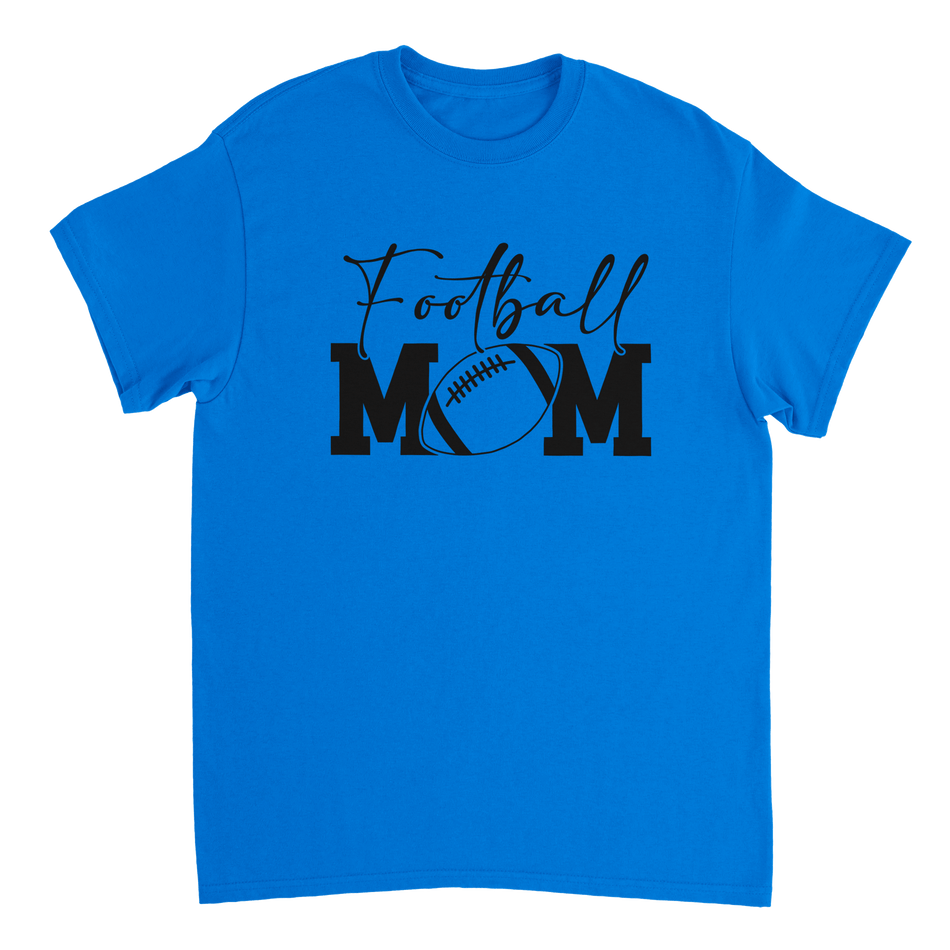 Football Mom T-Shirt – Game Day Style, Heavyweight Cotton, Classic Fit, Durable Casual Wear - KPAP Canada