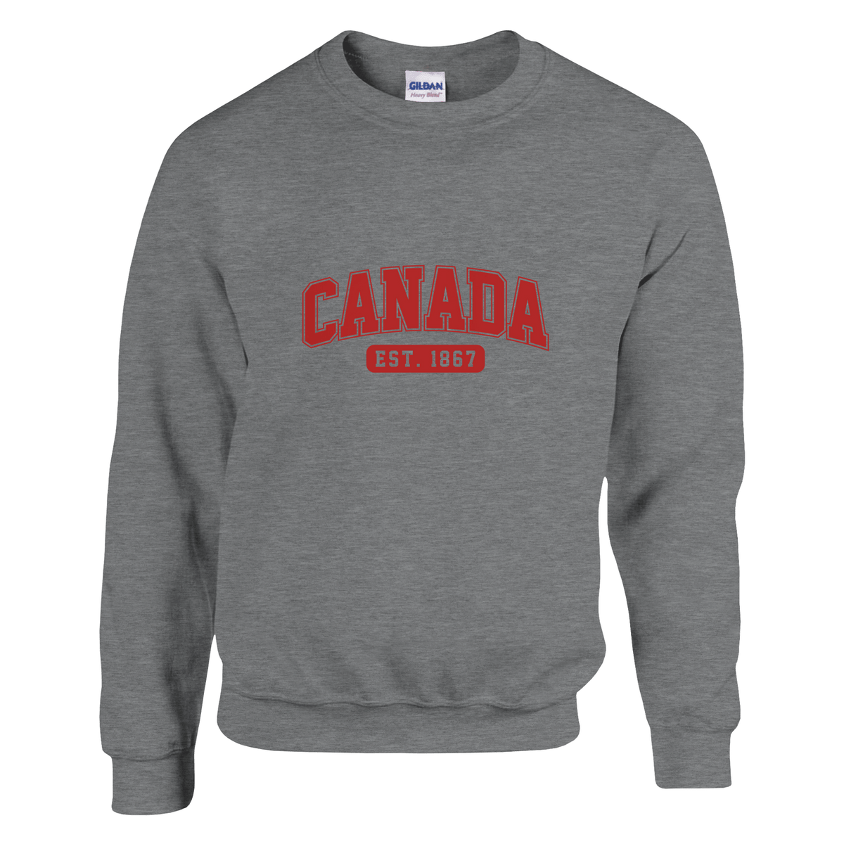 Canada Est. 1867 Heavy Blend Sweatshirt – Classic Fit and Comfort - KPAP Canada