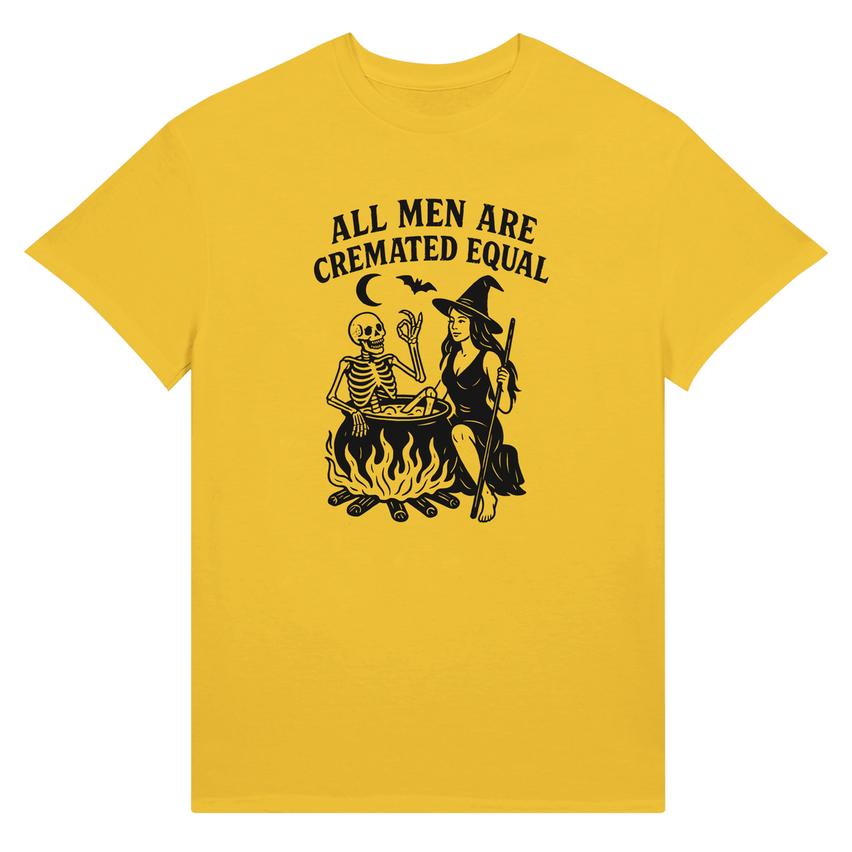Unisex Ultra Cotton T-Shirt – All Men Are Cremated Equally Design - KPAP Canada
