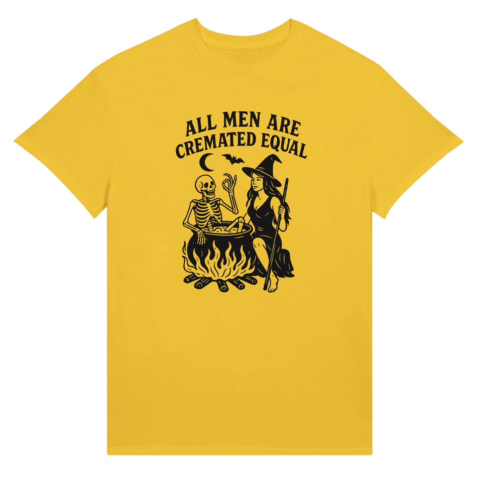 Unisex Ultra Cotton T-Shirt – All Men Are Cremated Equally Design - KPAP Canada