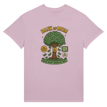 Ultra Cotton T-Shirt - 'Bank of Mom' Design for Unisex Style - KPAP Canada