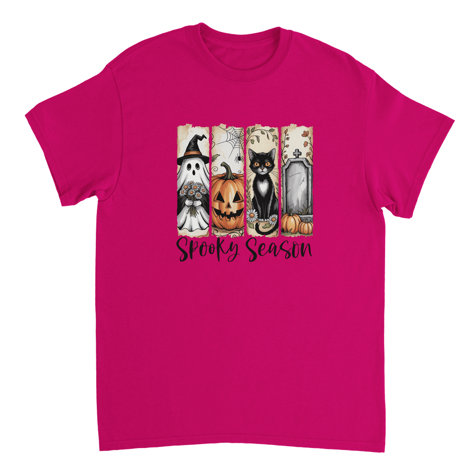 Autumn Spooks Cotton Tee – Twelve Cozy Shades for Halloween Fun - KPAP Canada