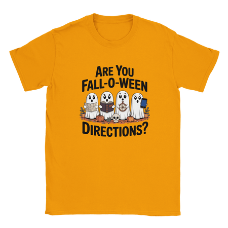 Halloween T-Shirt – Are You Fall - O - Ween Directions? Fun Design - KPAP Canada