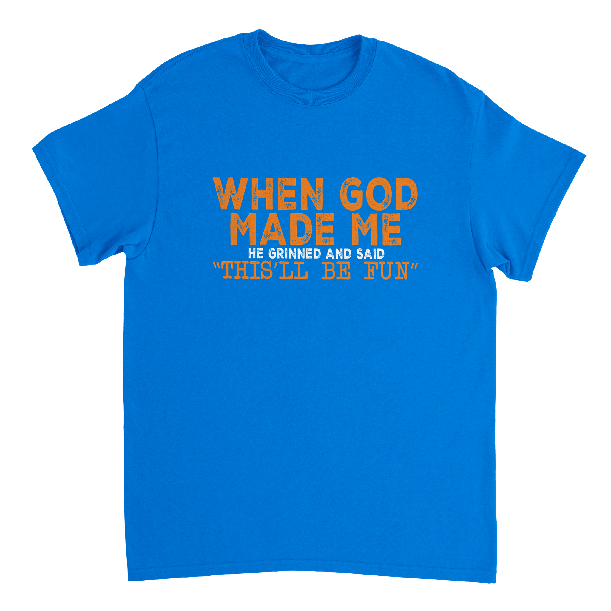 "This'll Be Fun" T-Shirt – Heavyweight Cotton, Classic Fit, Durable Casual Wear in Your Choice of Fun Hues - KPAP Canada