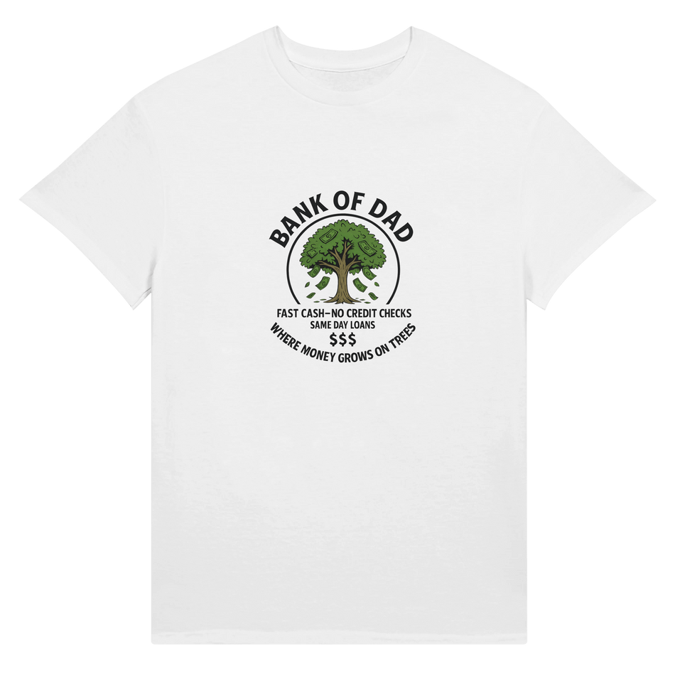 Funny Ultra Cotton T-Shirt - Bank of Dad Design - KPAP Canada