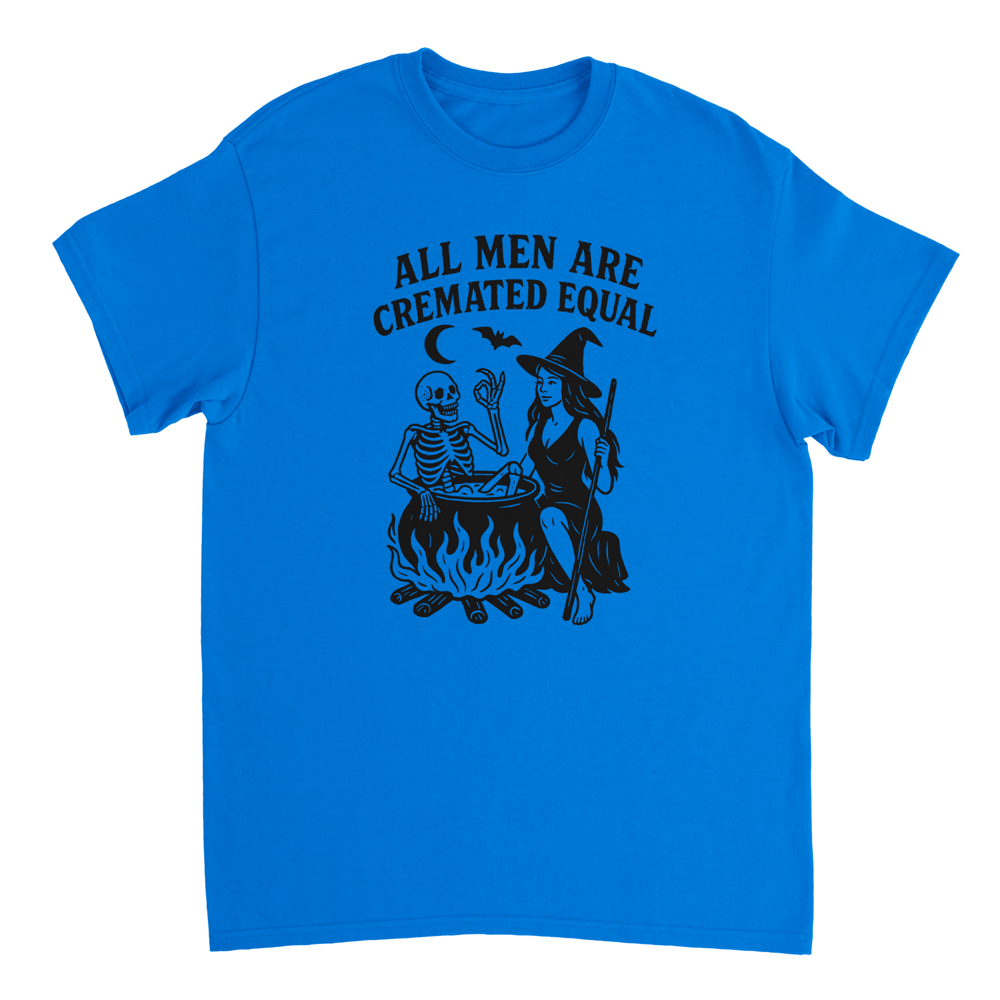 Unisex T-Shirt - All Men Are Cremated Equally - Classic Fit Cotton Tee - KPAP Canada