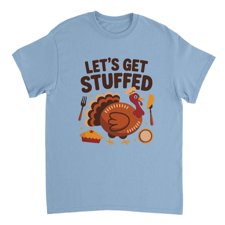 Let’s Get Stuffed Thanksgiving T-Shirt – Classic Cotton Tee for Fall Celebrations - KPAP Canada