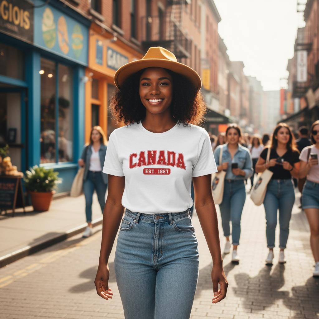 Premium Canada Est. 1867 T-Shirt – Soft Cotton Unisex Tee - KPAP Canada