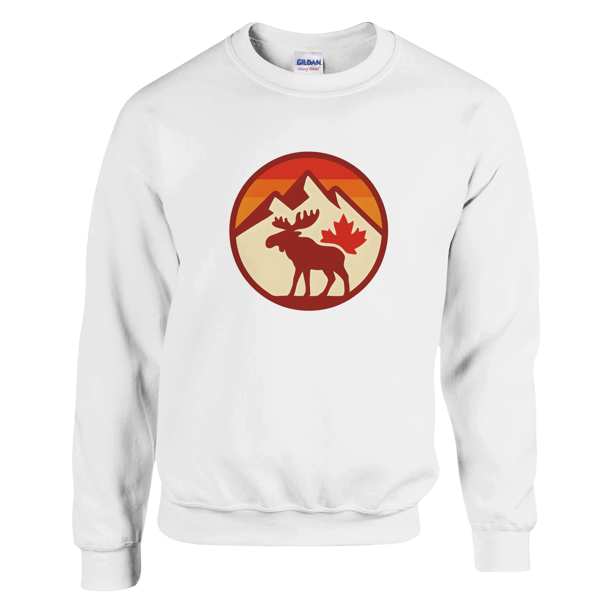 KPAP Original Classic Sweatshirt – Canadian Flag & Mountains Design - KPAP Canada