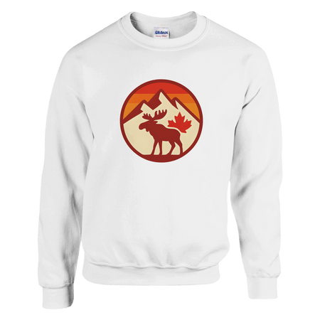 KPAP Original Classic Sweatshirt – Canadian Flag & Mountains Design - KPAP Canada