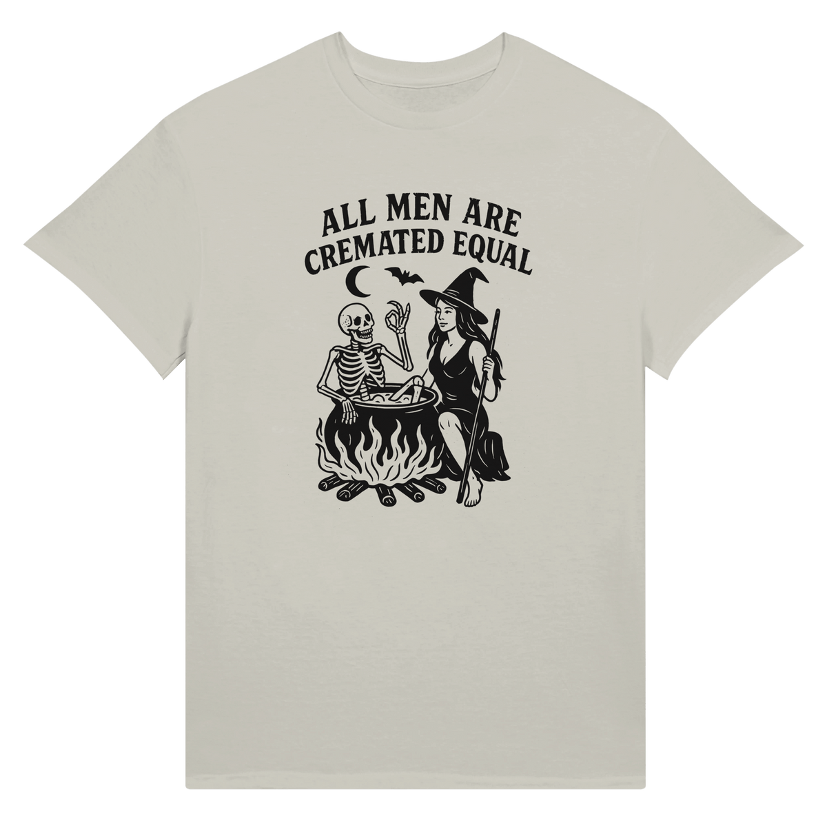 Unisex Ultra Cotton T-Shirt – All Men Are Cremated Equally Design - KPAP Canada