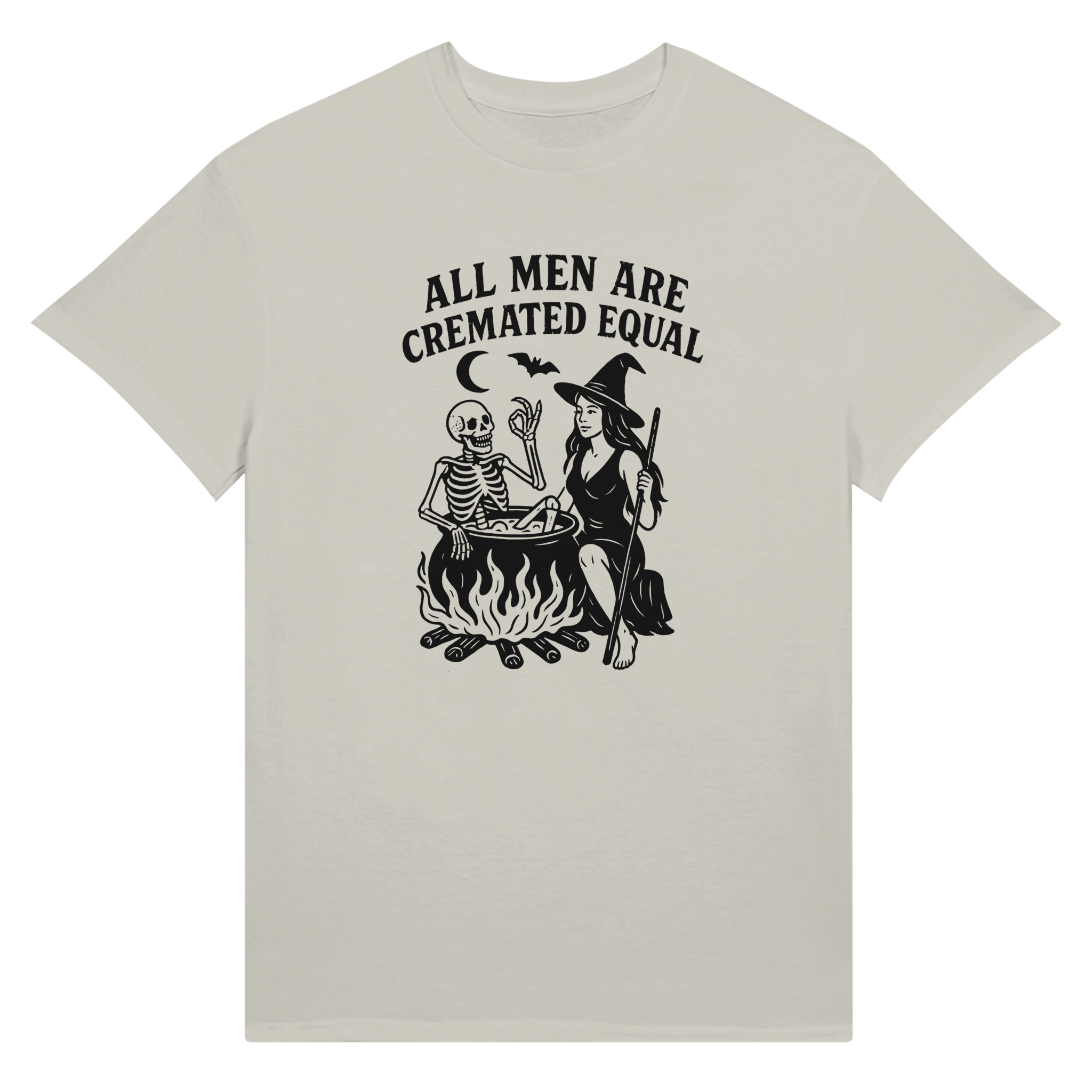 Unisex Ultra Cotton T-Shirt – All Men Are Cremated Equally Design - KPAP Canada