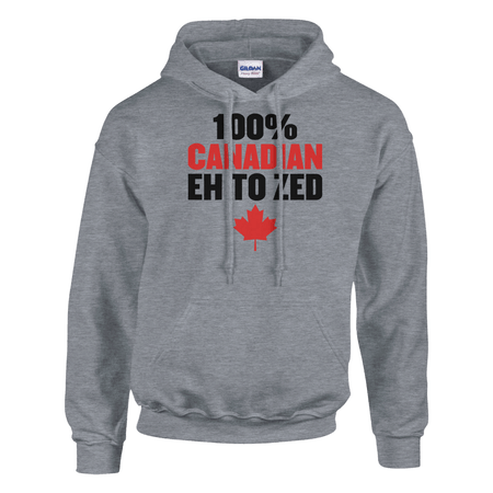 Pullover Hoodie - 100% Canadian Eh to Z - Heavy Blend Comfort - KPAP Canada