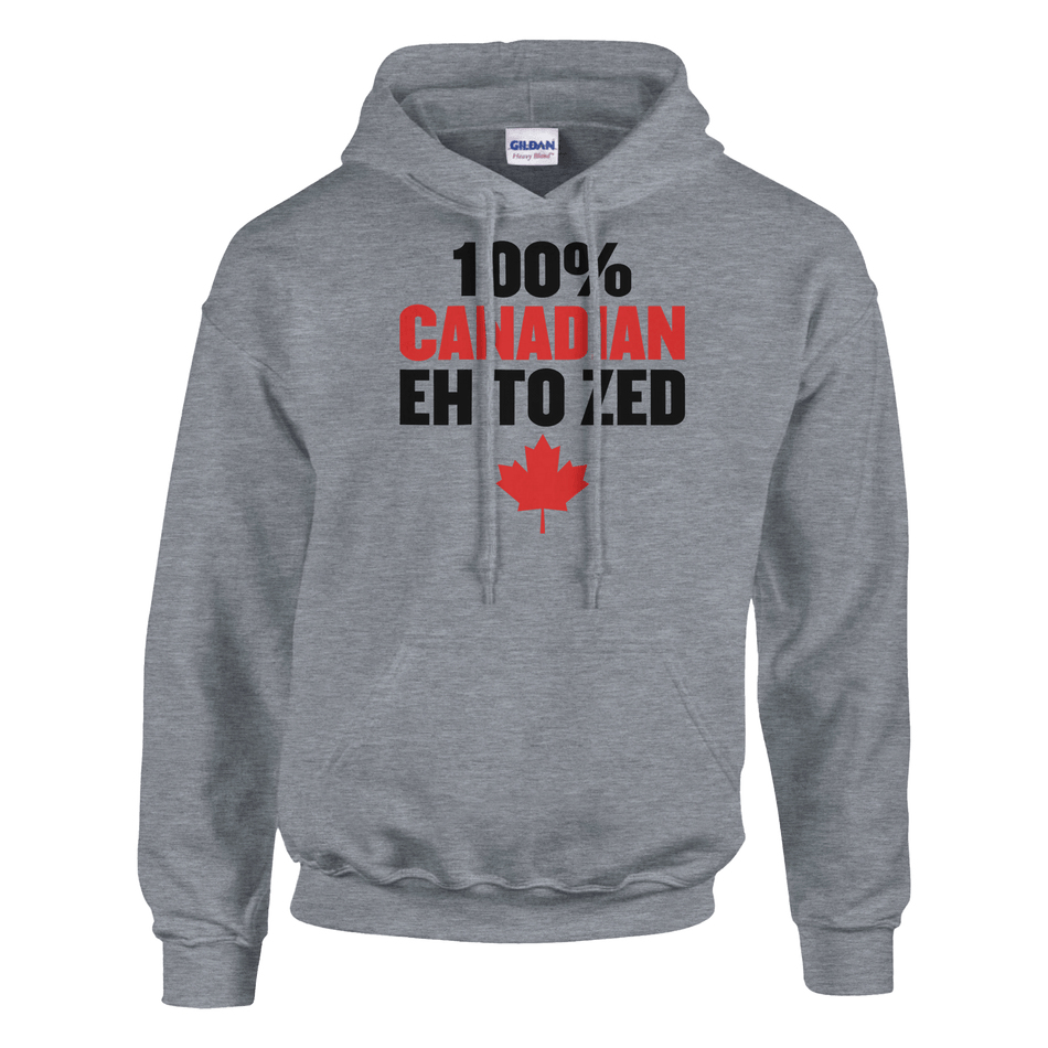Pullover Hoodie - 100% Canadian Eh to Z - Heavy Blend Comfort - KPAP Canada