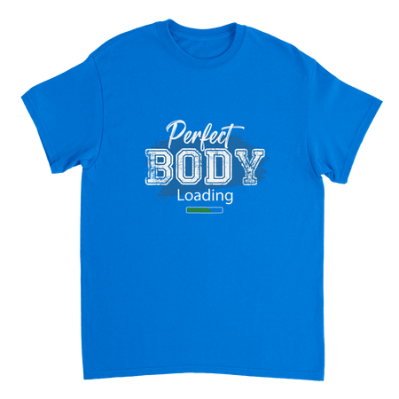 Perfect Body Loading Heavyweight Cotton T-Shirt – Classic Fit Casual Wear - KPAP Canada